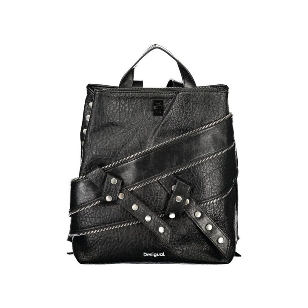 Desigual Black Polyurethane Women's Women's Backpack